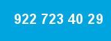 922 723 40 29